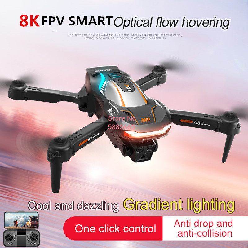 Kids Outdoor Lights - Dron RC 8K z pozycjonowaniem poprzez