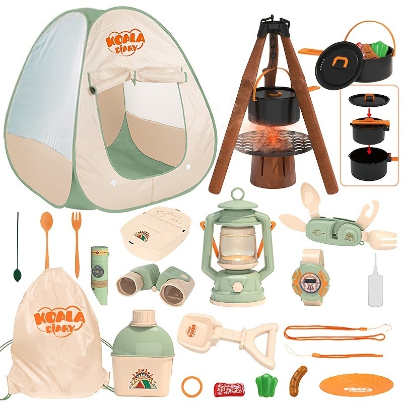 Kids Outdoor Wendy House - Zestaw kempingowy dla dzieci Zestaw eksploratora