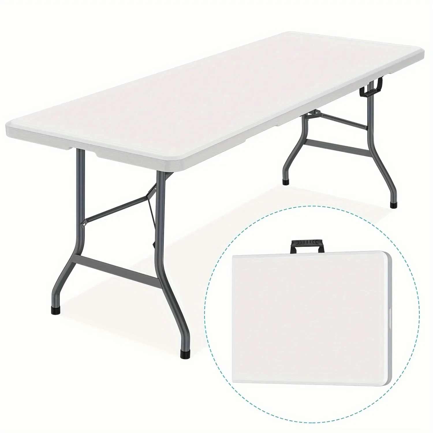 Kids Outdoor Dining Table - Stół składany z tworzywa sztucznego, 180
