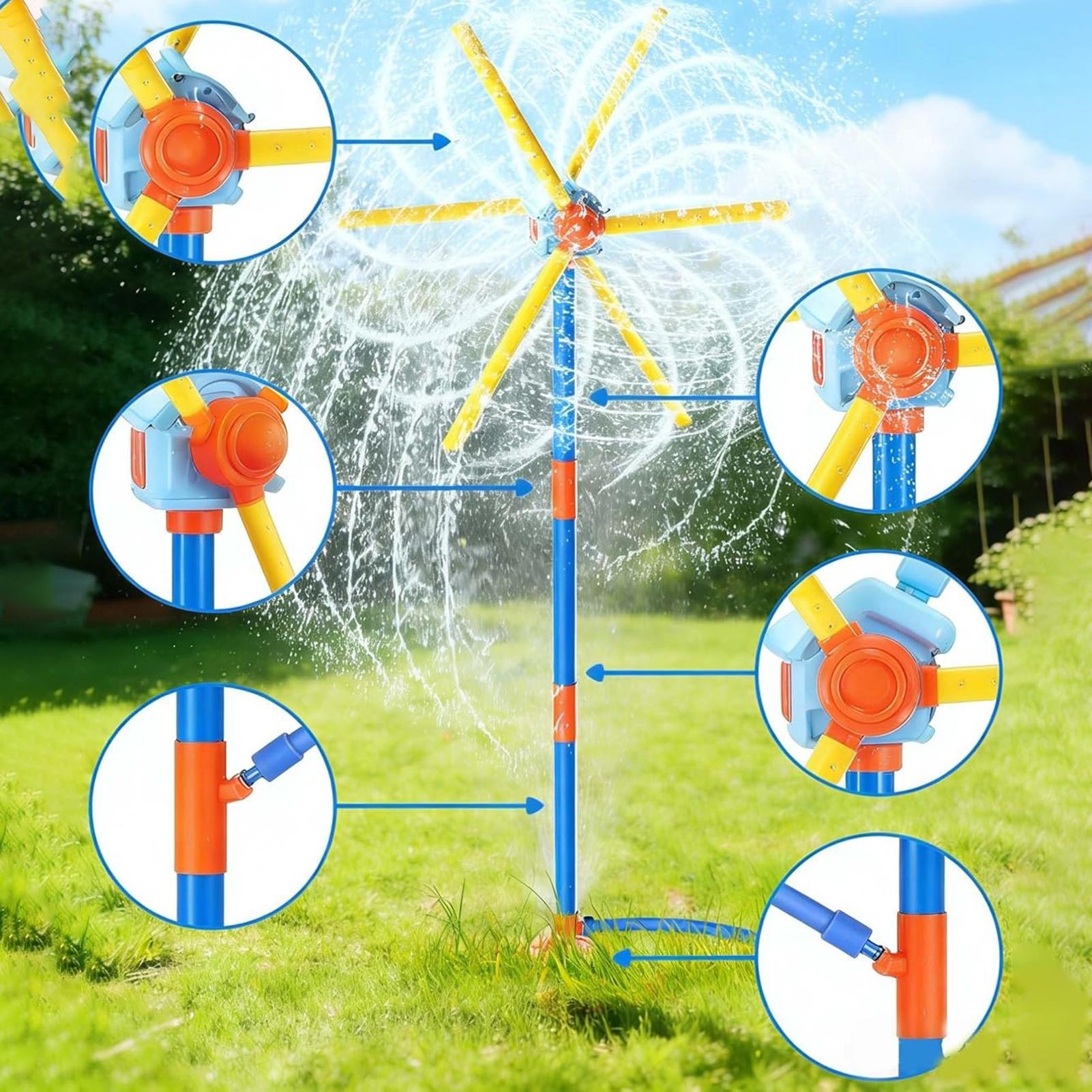 Kids Outdoor Garden Set - Zabawka dla dzieci - wiatraczek zraszający
