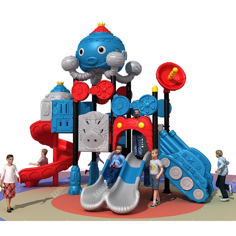 Kids Outdoor Playground - Chińska fabryka - plastikowa zjeżdżalnia dla