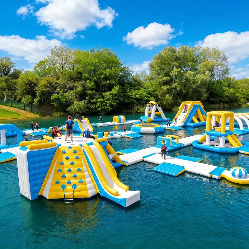 Kids Outdoor Obstacle Course - Wysokiej jakości dmuchany modułowy park wodny