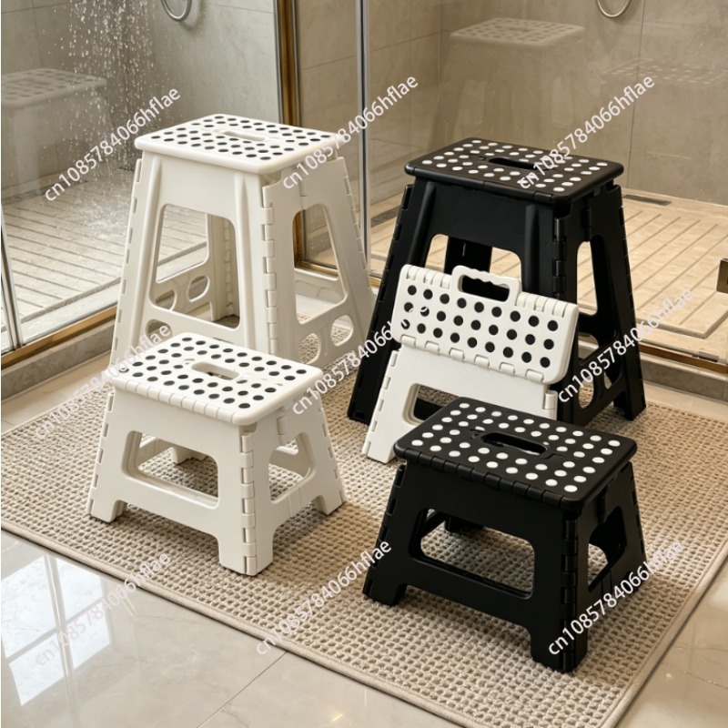 Kids Outdoor Seating - Składany stołek z grubego plastiku, przenośne