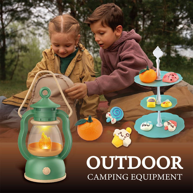 Kids Outdoor Lights - Zestaw Kempingowy dla Dzieci Ognisko Zabawa