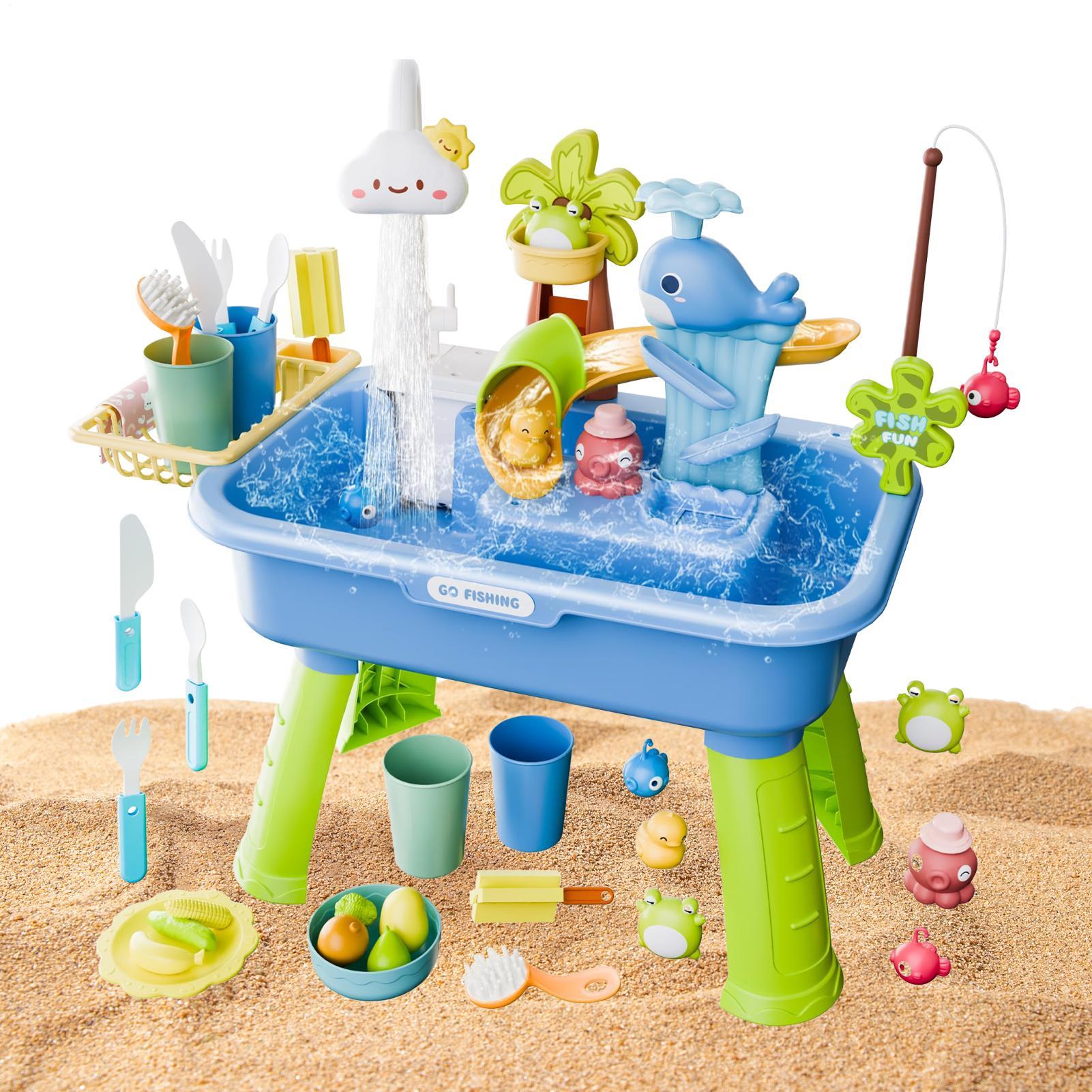 Kids Outdoor Sink - Elektryczne zabawki kuchenne dla dzieci, zabawa