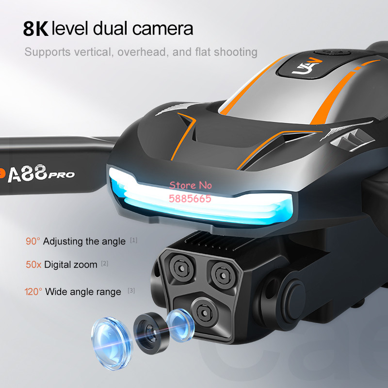 Dron RC 8K z pozycjonowaniem p – Kids Outdoor Lights recenzja i cena