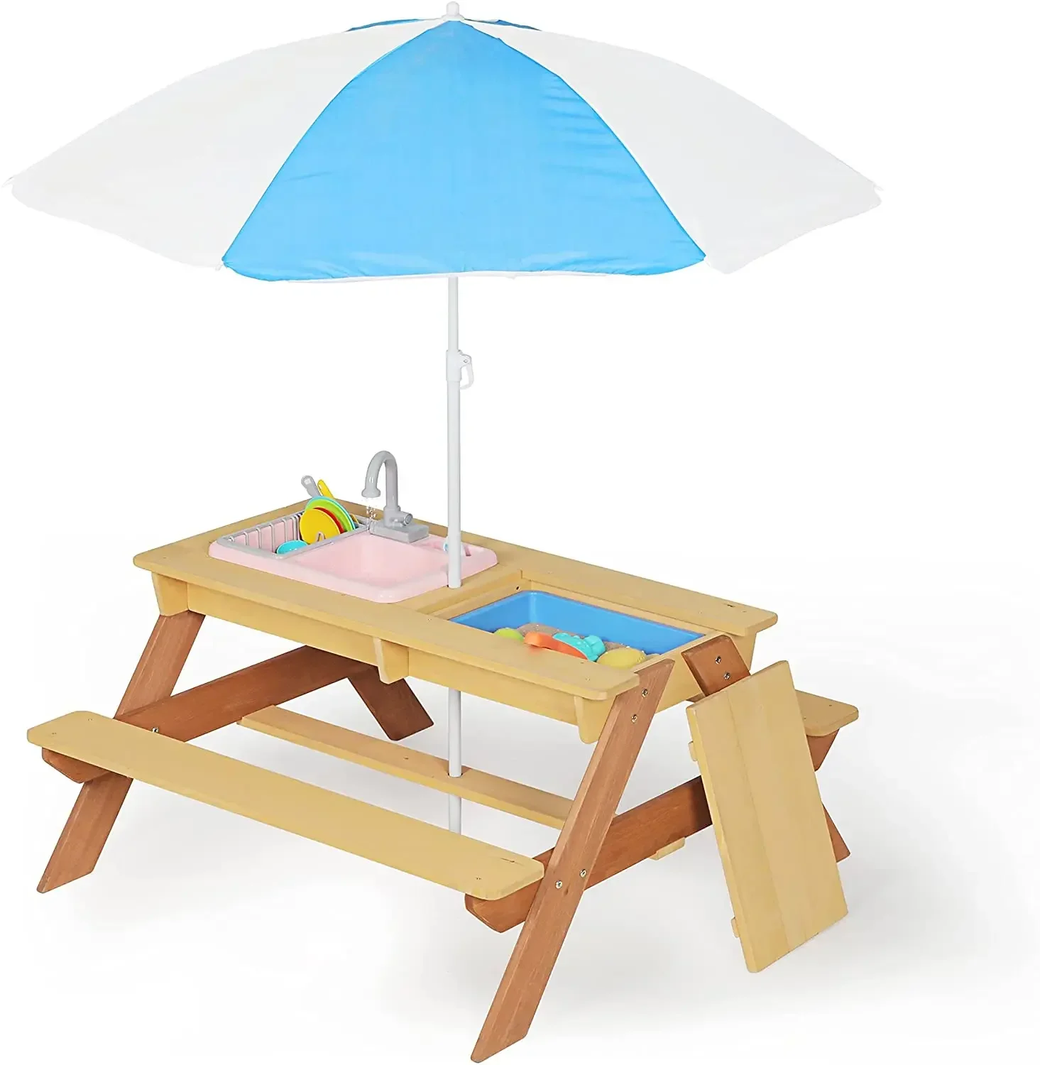 # Stół piknikowy dla dzieci, s – Kids Outdoor Sink recenzja i cena