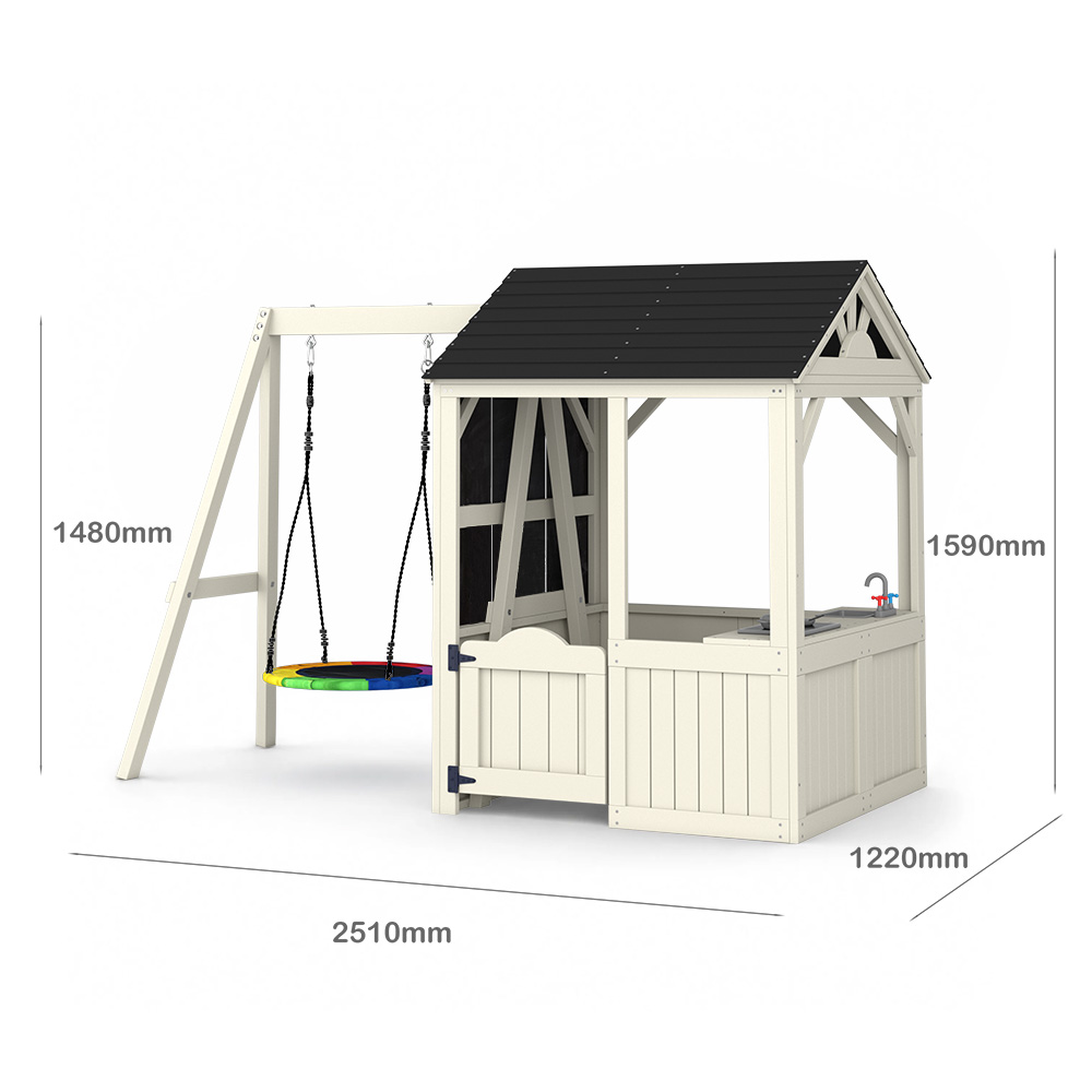 Budynki ogrodowe Meble Domek d – Kids Outdoor Picnic Table recenzja i cena