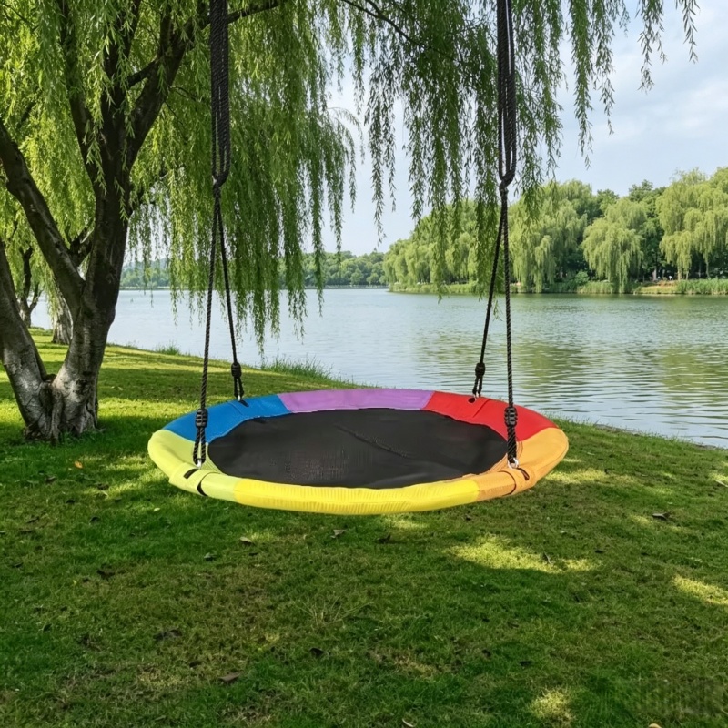 Okrągły hamak dla dzieci z sia – Kids Outdoor Garden Set recenzja i cena