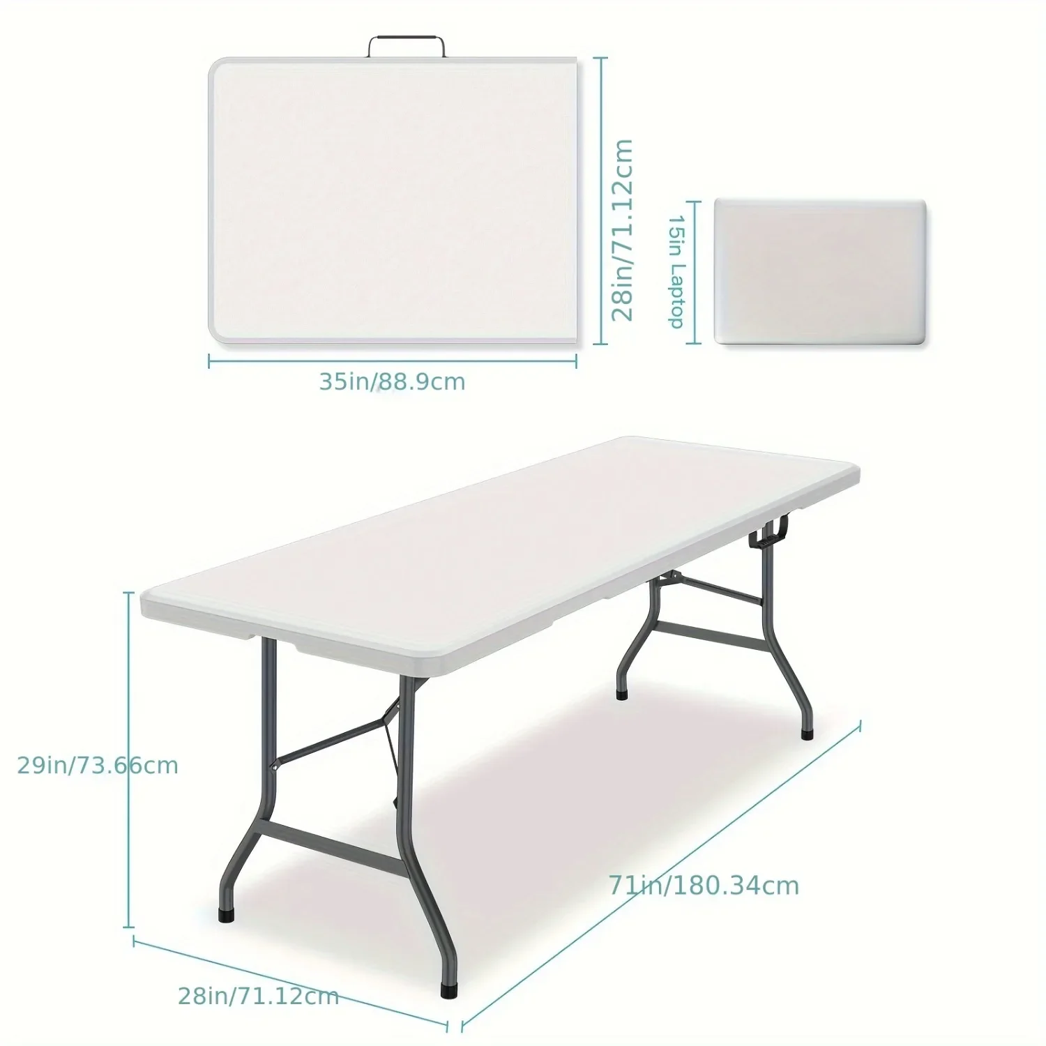 Stół składany z tworzywa sztuc – Kids Outdoor Dining Table recenzja i cena