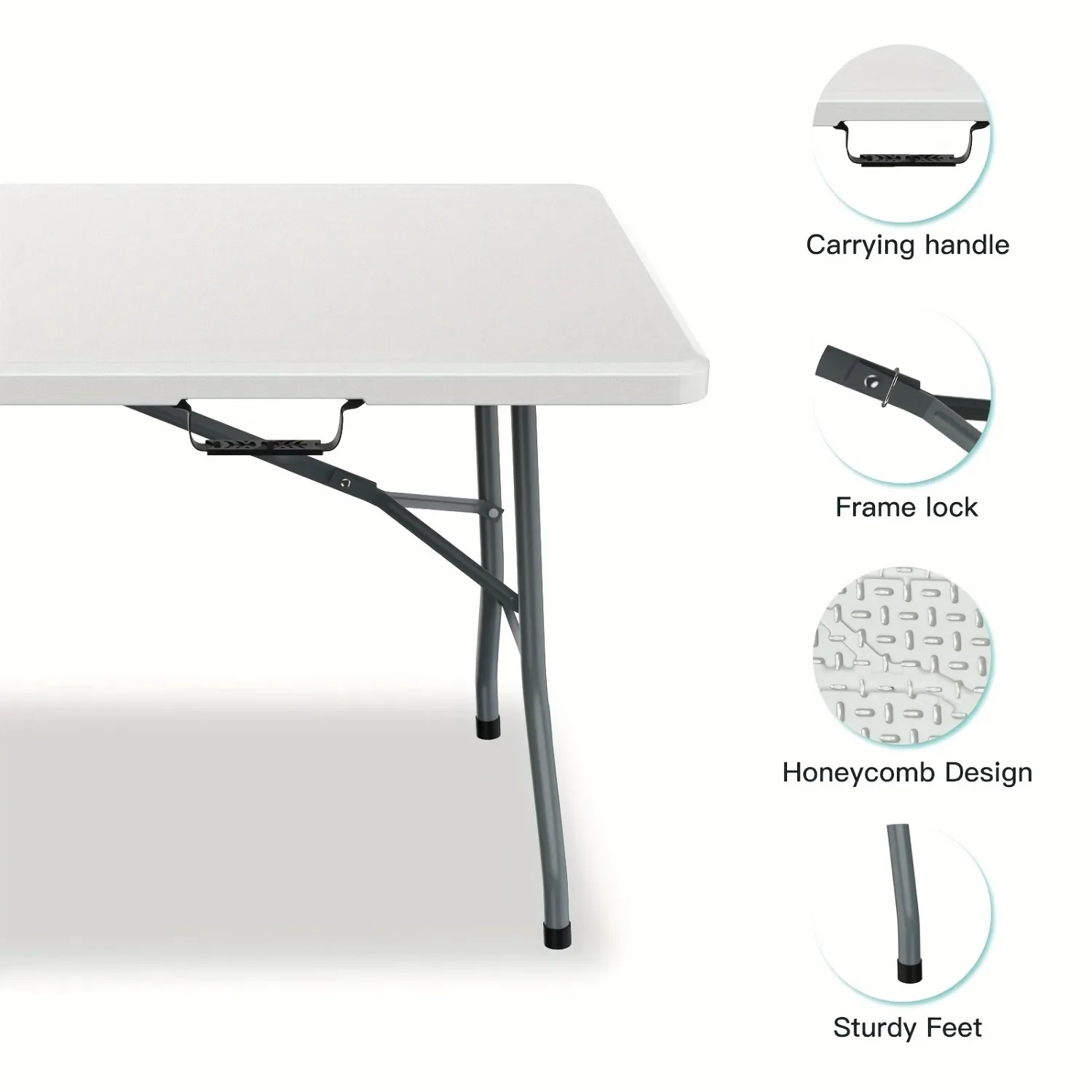 Stół składany z tworzywa sztuc – Kids Outdoor Dining Table recenzja i cena
