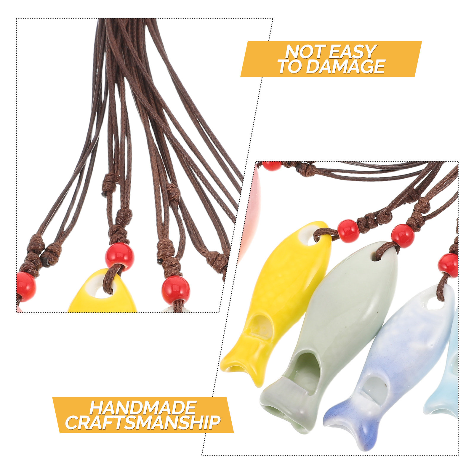 5 szt. Ceramiczne wisiorki w k – Kids Outdoor Instruments recenzja i cena
