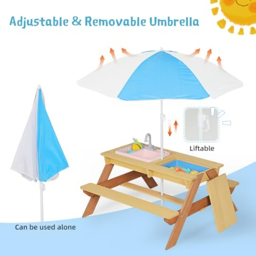 Stolik piknikowy dla dzieci na – Kids Outdoor Sink recenzja i cena