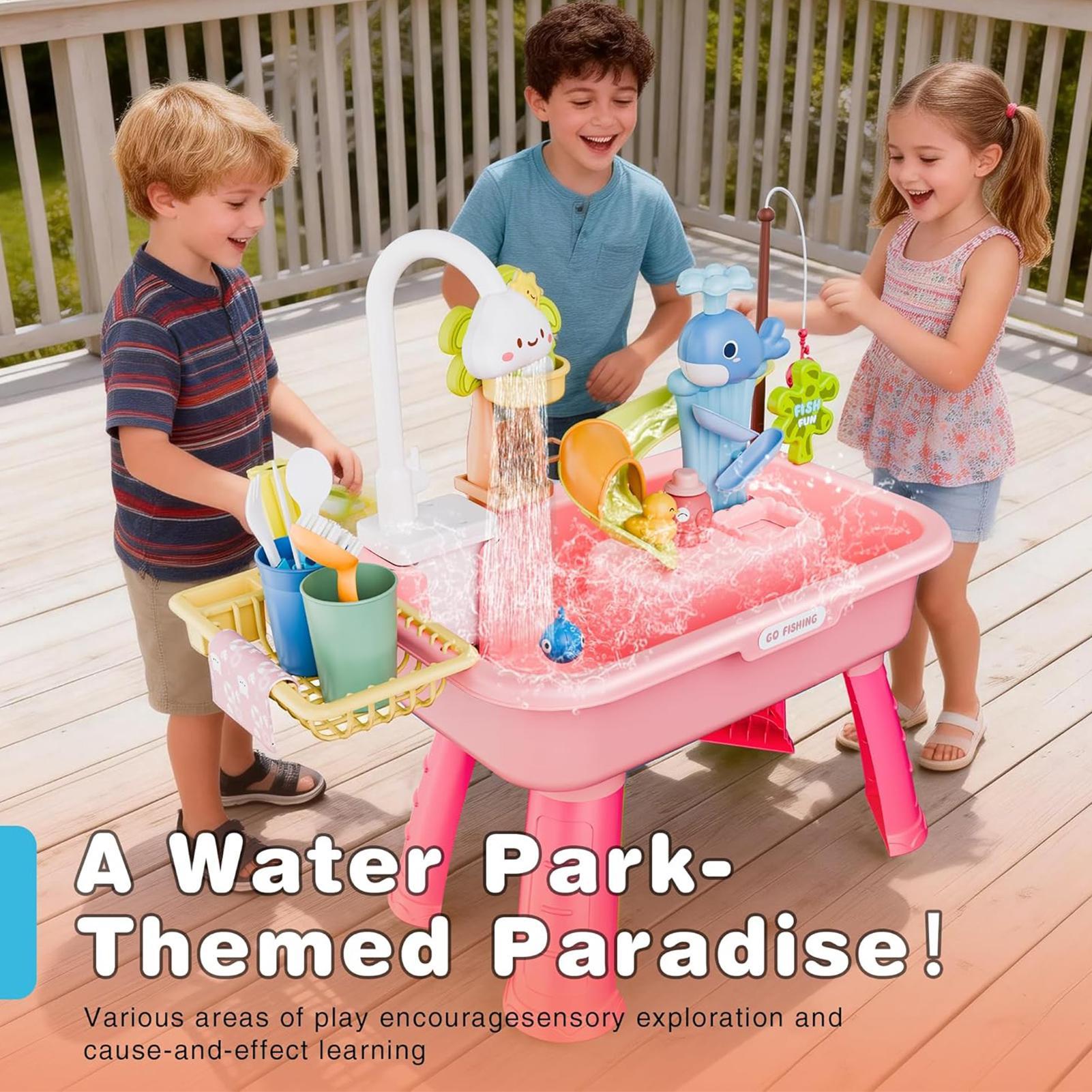 Stół do zabawy w wodzie, zabaw – Kids Outdoor Sink recenzja i cena