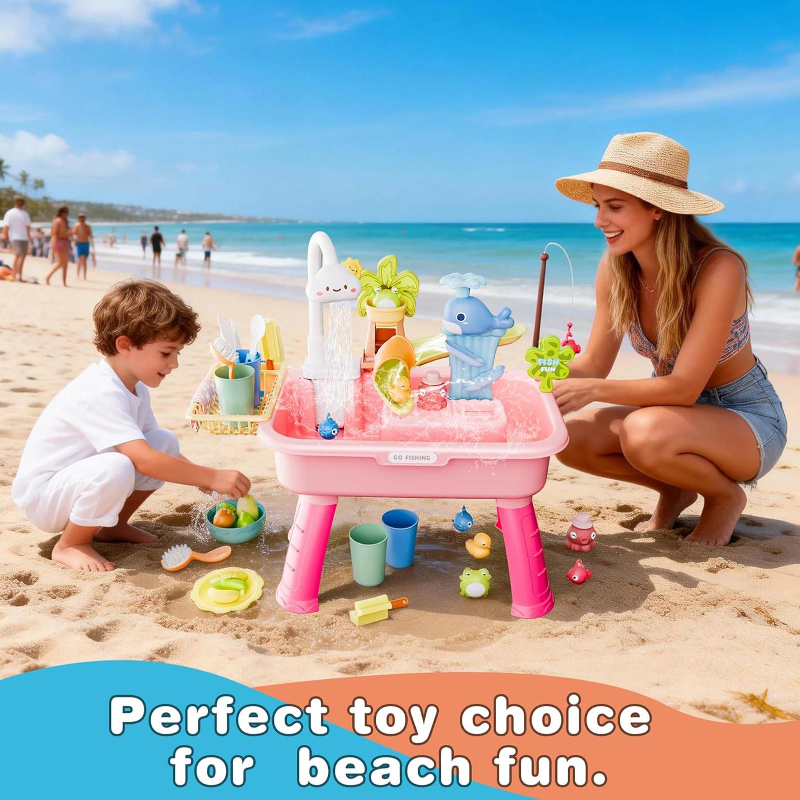 Stół do zabawy w wodzie, zabaw – Kids Outdoor Sink recenzja i cena