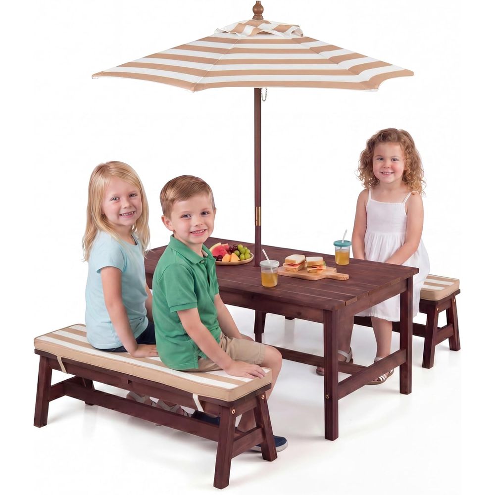 Stół piknikowy dla dzieci, duż – Kids Outdoor Picnic Table recenzja i cena