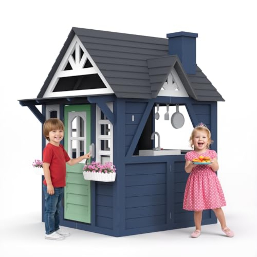 Drewniany domek dla dzieci do  – Kids Outdoor Sink recenzja i cena