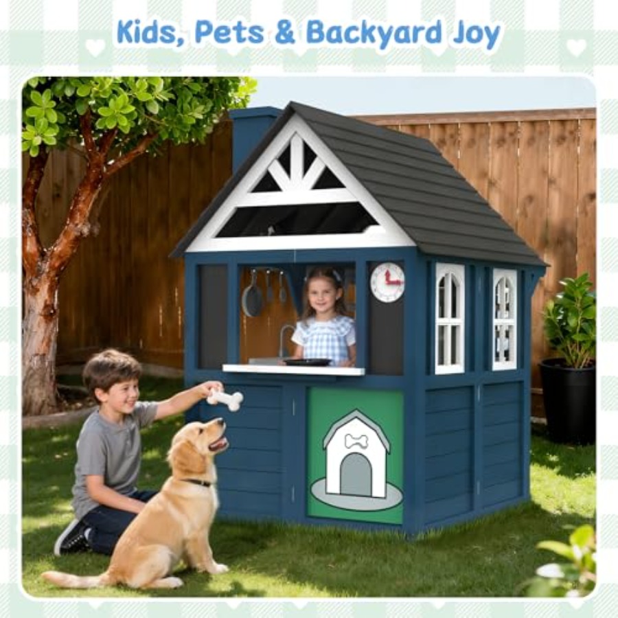 Drewniany domek dla dzieci do  – Kids Outdoor Sink recenzja i cena