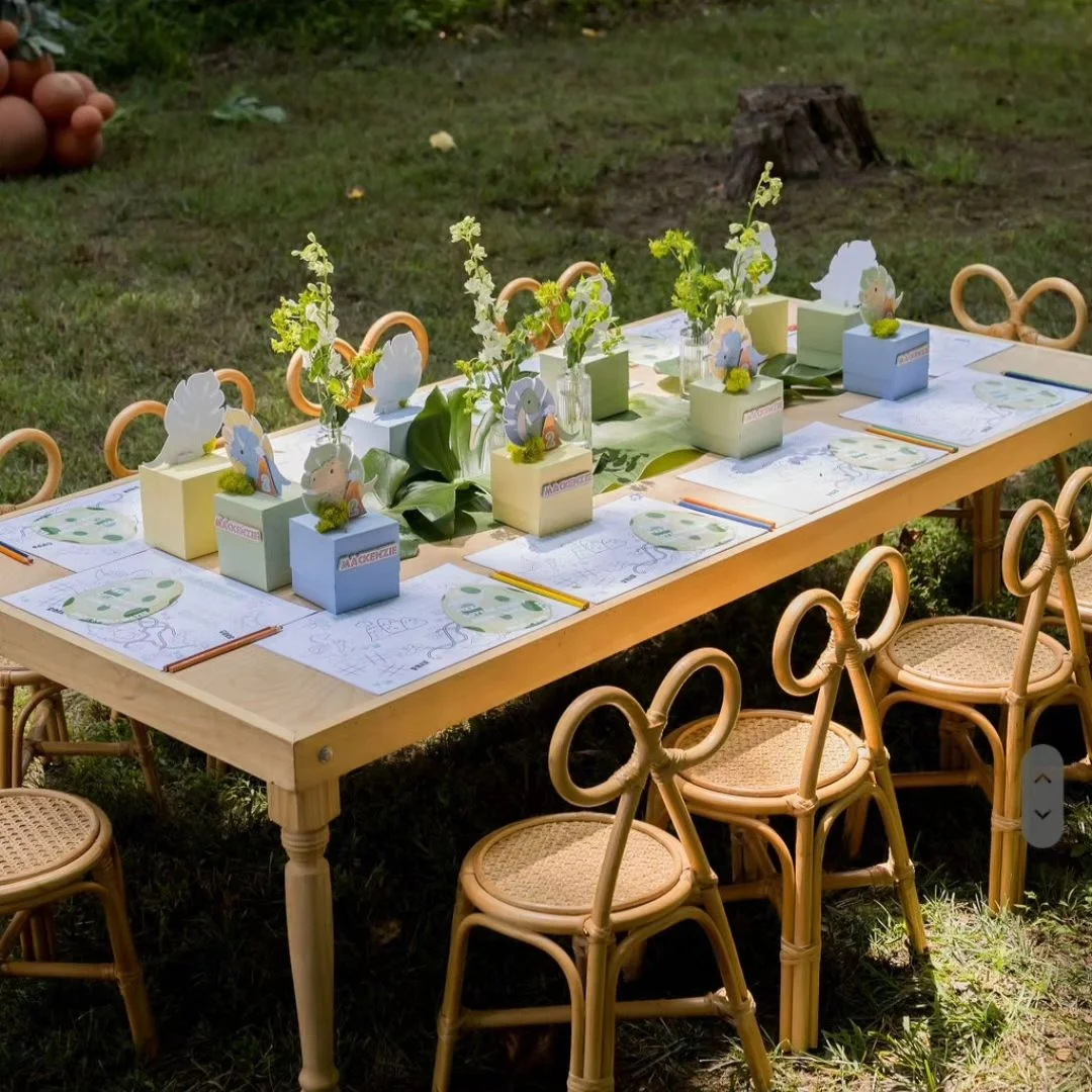 Krzesła rattanowe do jadalni n – Kids Outdoor Dining Table recenzja i cena