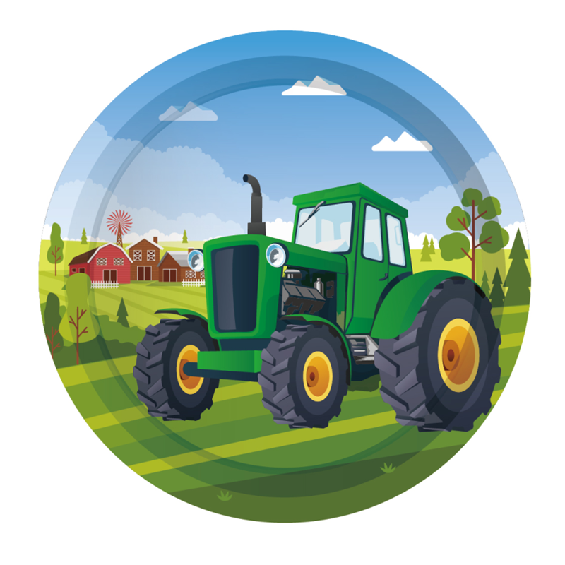 Zielony motyw ciągnika rolnicz – Kids Outdoor Digger recenzja i cena