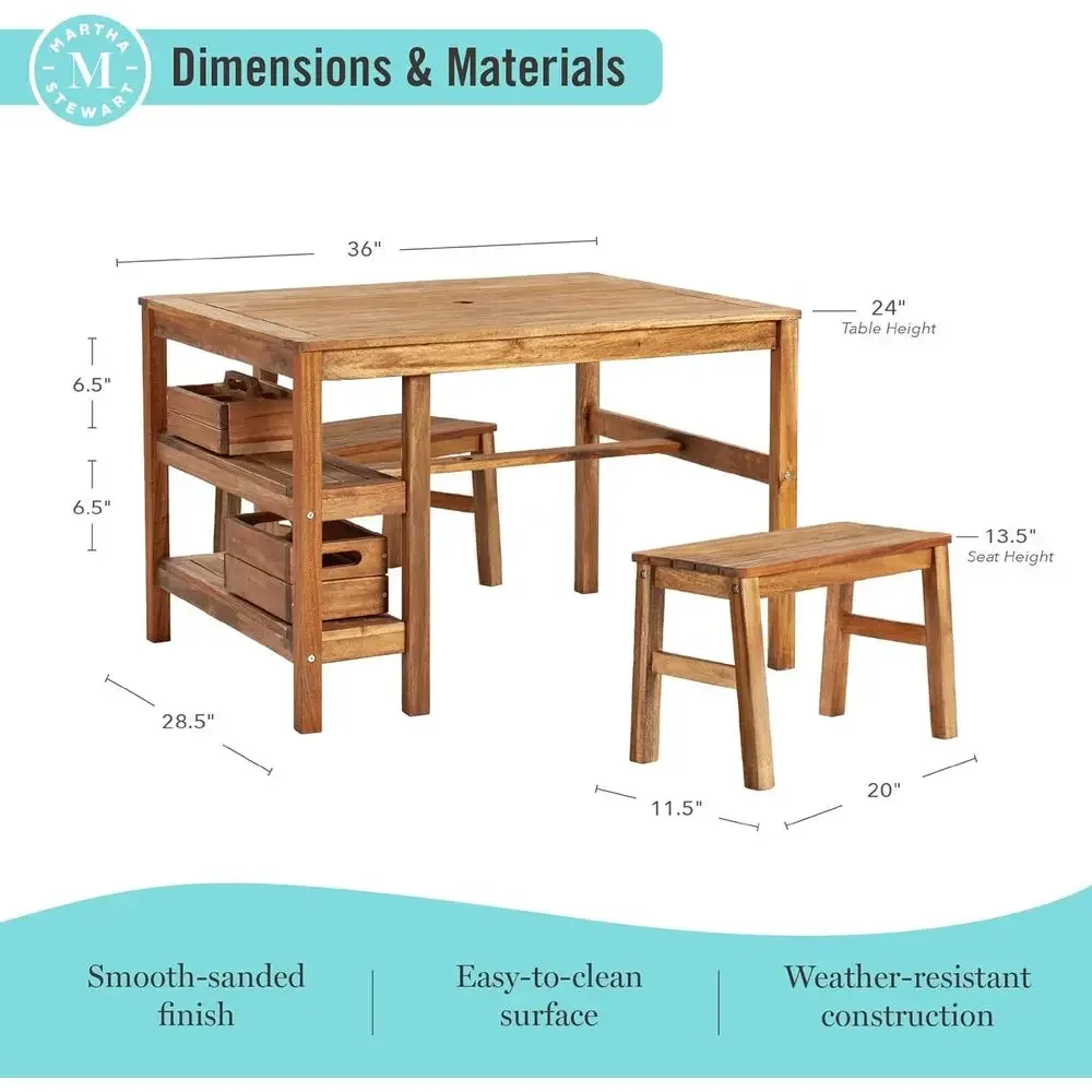 Zestaw mebli ogrodowych dla dz – Kids Outdoor Picnic Table recenzja i cena