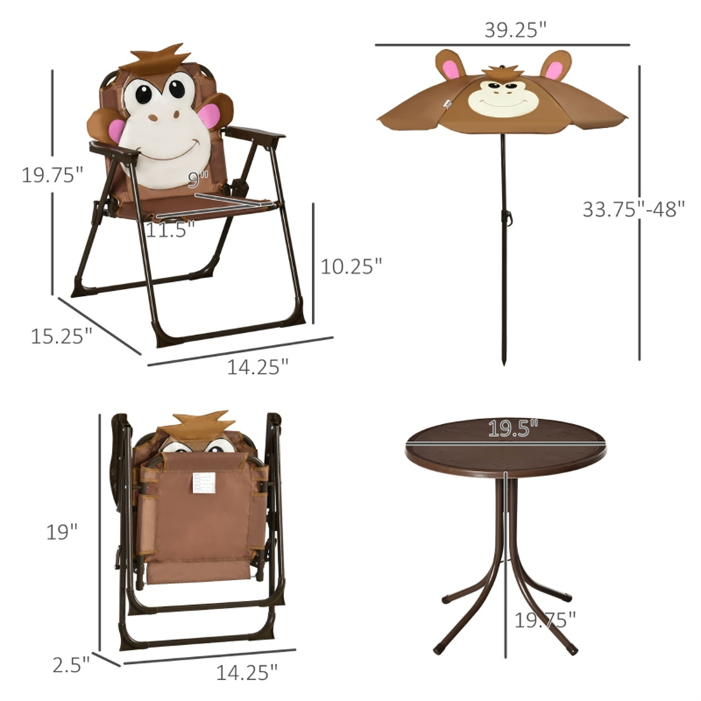 Uroczy zestaw mebli ogrodowych – Kids Outdoor Dining Set recenzja i cena