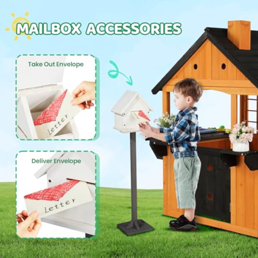 Drewniany domek dla dzieci do  – Kids Outdoor Sink recenzja i cena