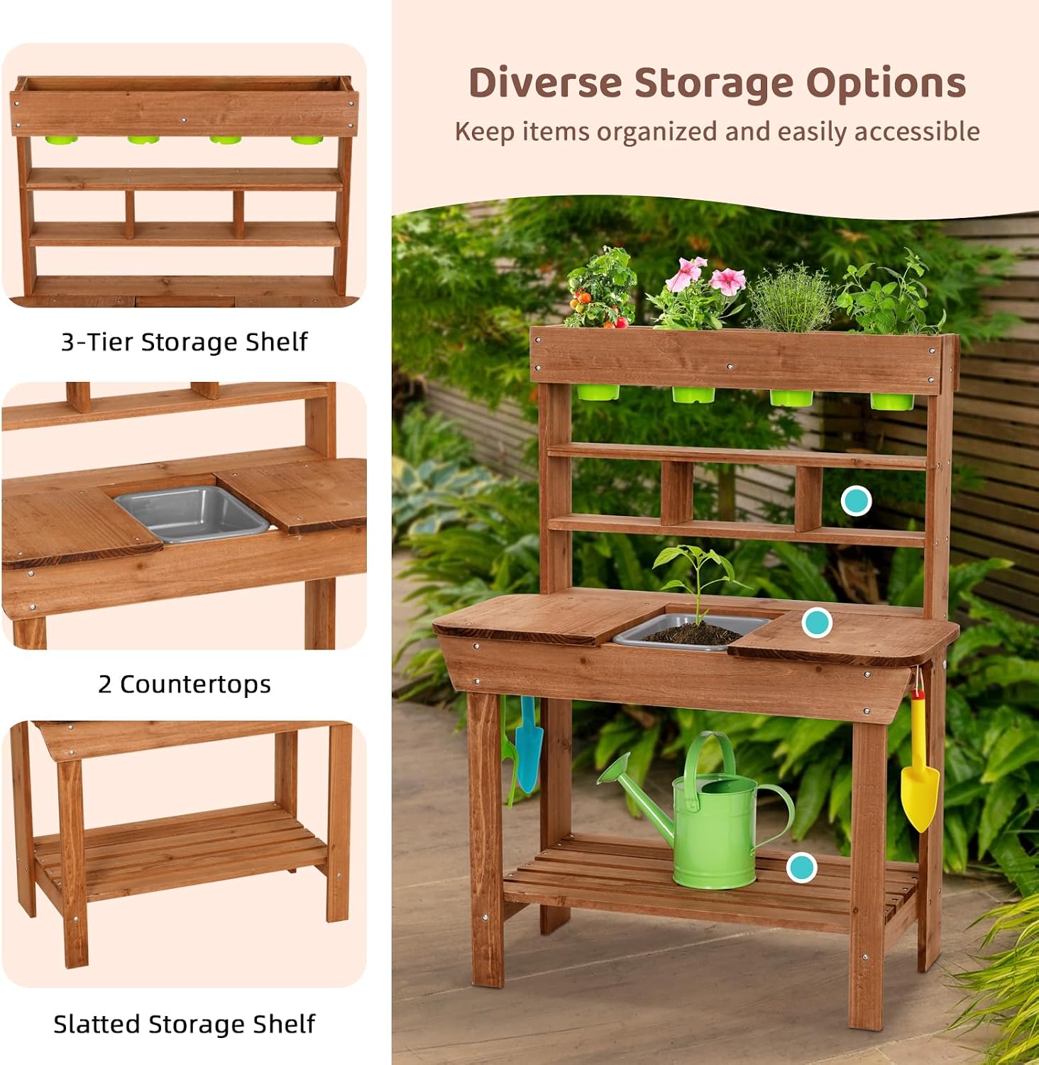 Stoisko do prac ogrodowych dla – Kids Outdoor Sink recenzja i cena