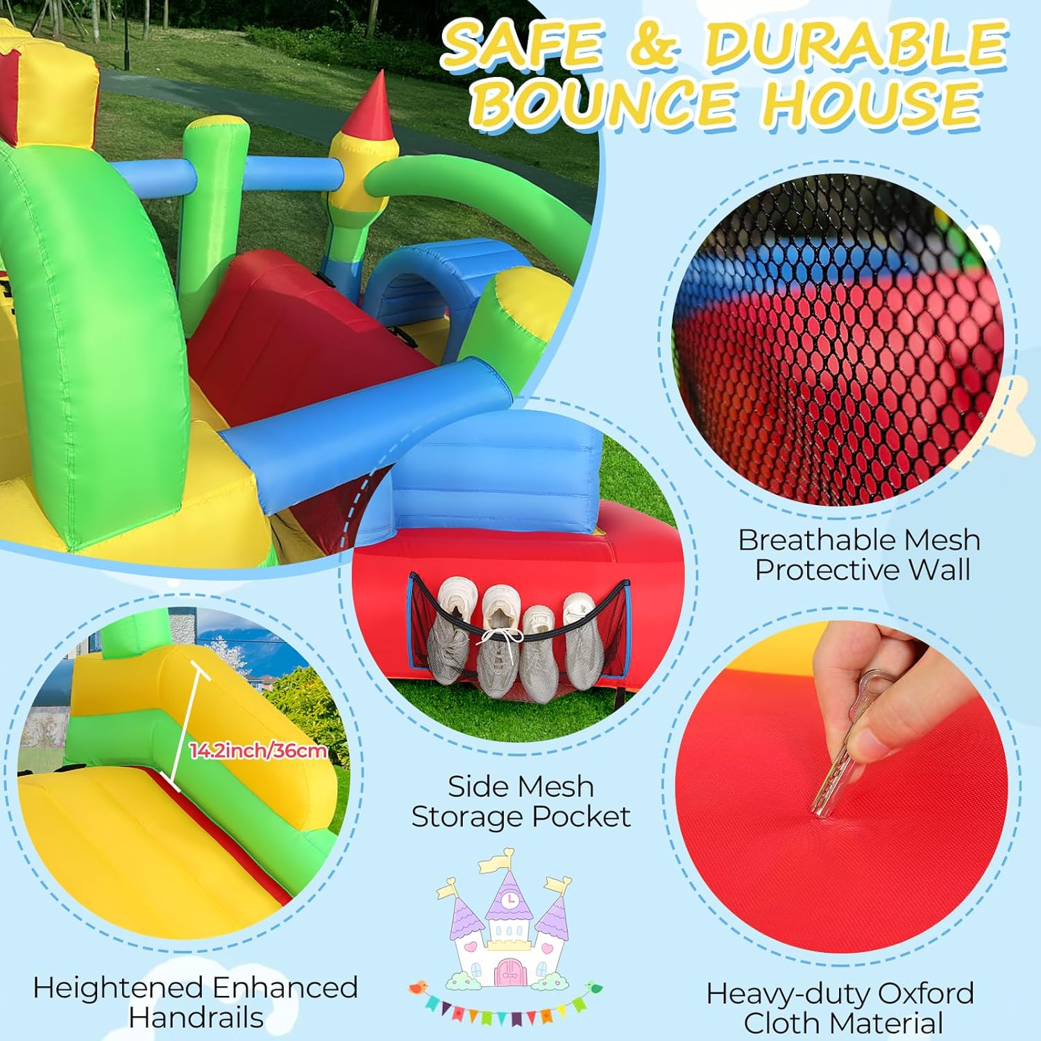 Nadmuchiwana trasa przeszkodow – Kids Outdoor Obstacle Course recenzja i cena
