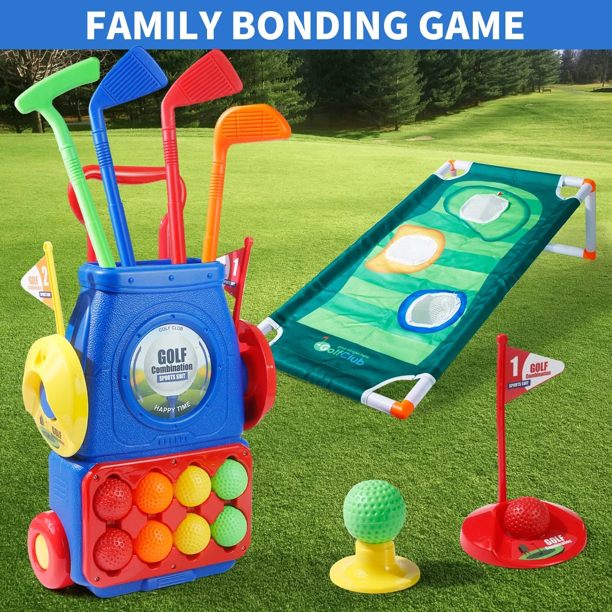 Zestaw do golfa dla dzieci MQU – Kids Indoor Outdoor Cart recenzja i cena