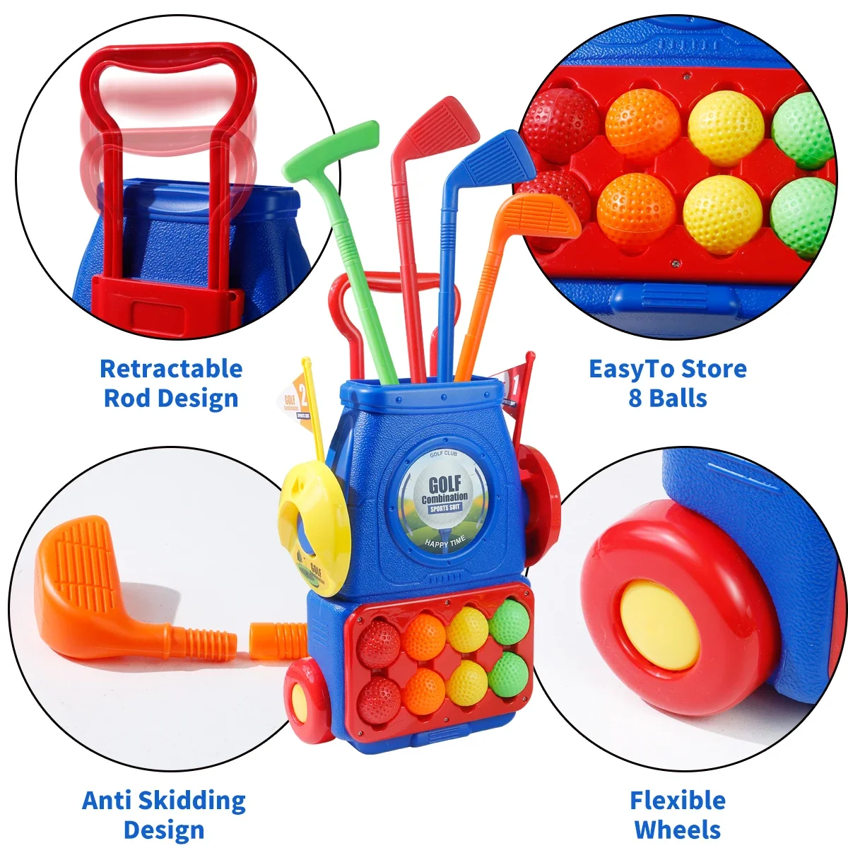 Zestaw do golfa dla dzieci MQU – Kids Indoor Outdoor Cart recenzja i cena