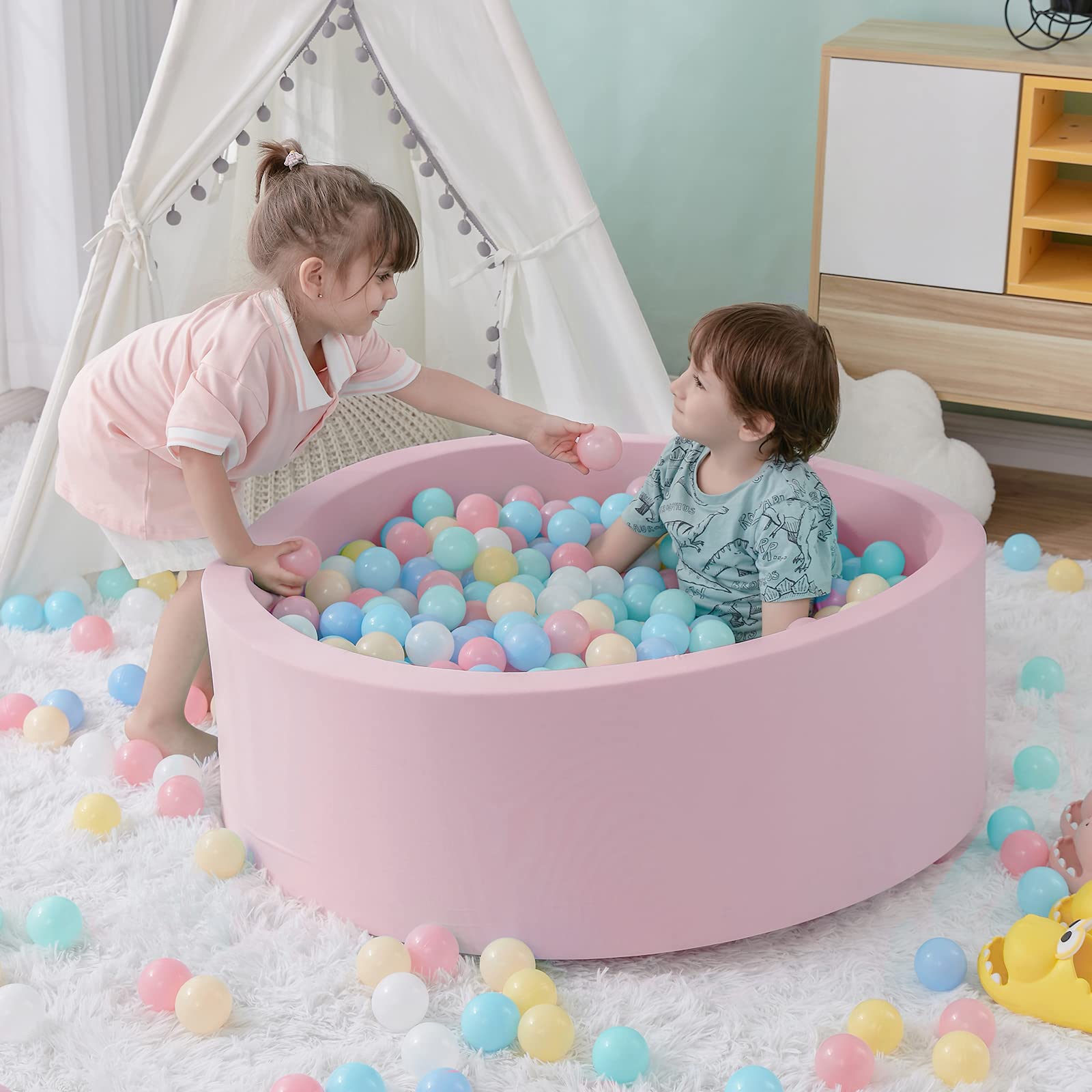 Piankowy basen z kulkami dla n – Kids Outdoor Wendy House recenzja i cena