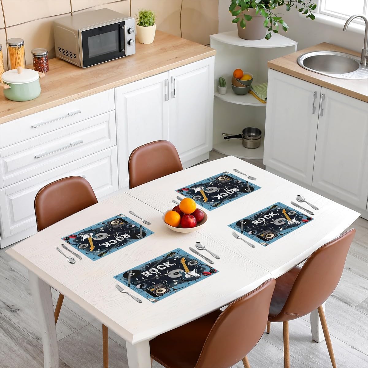 Zestaw 4 podkładek na stół z m – Kids Outdoor Dining Table recenzja i cena