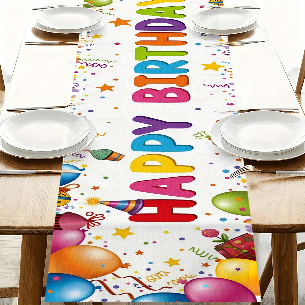 Plakat na urodziny, bieżnik na – Kids Outdoor Dining Table recenzja i cena