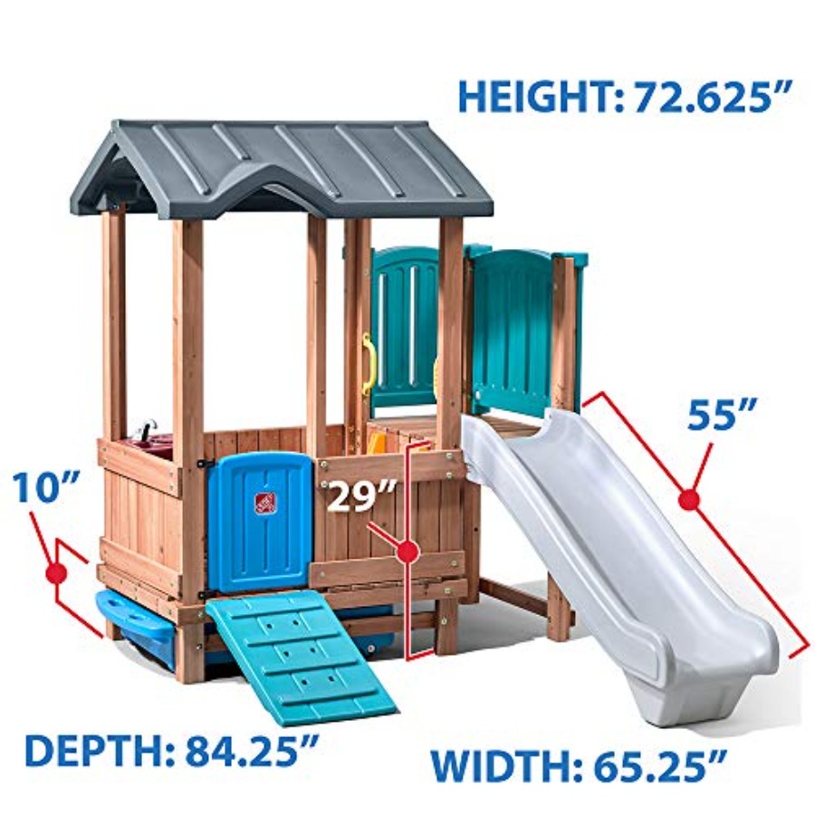 Drewniany domek do zabawy i zj – Kids Outdoor Playground recenzja i cena