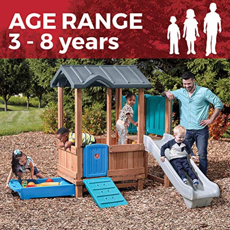 Drewniany domek do zabawy i zj – Kids Outdoor Playground recenzja i cena