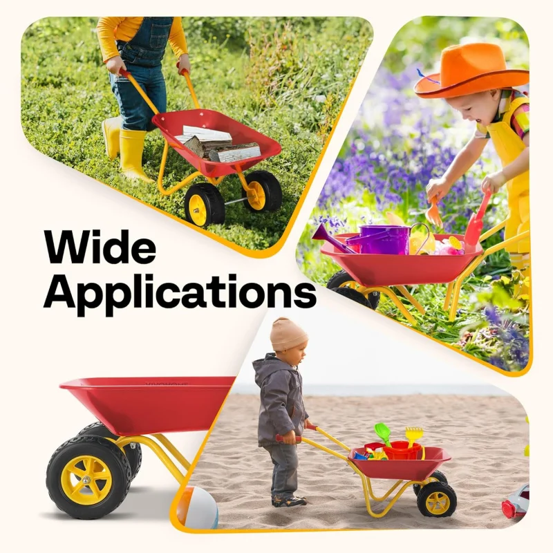 Taczka dla dzieci, wózek ogrod – Kids Indoor Outdoor Cart recenzja i cena