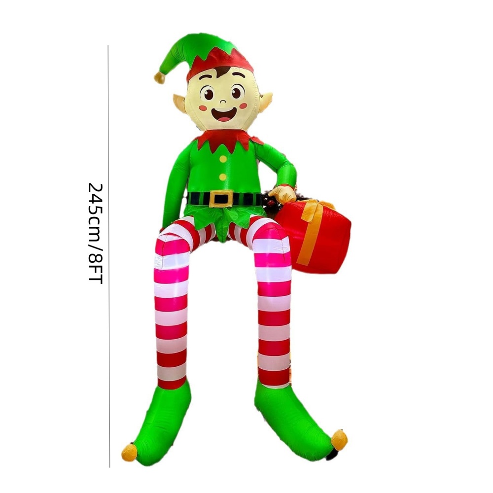 8FT Świąteczne dmuchane elfy s – Kids Outdoor Lights recenzja i cena
