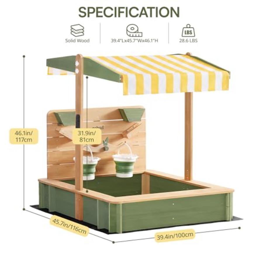 Piaskownica dla dzieci na zewn – Kids Outdoor Seating recenzja i cena