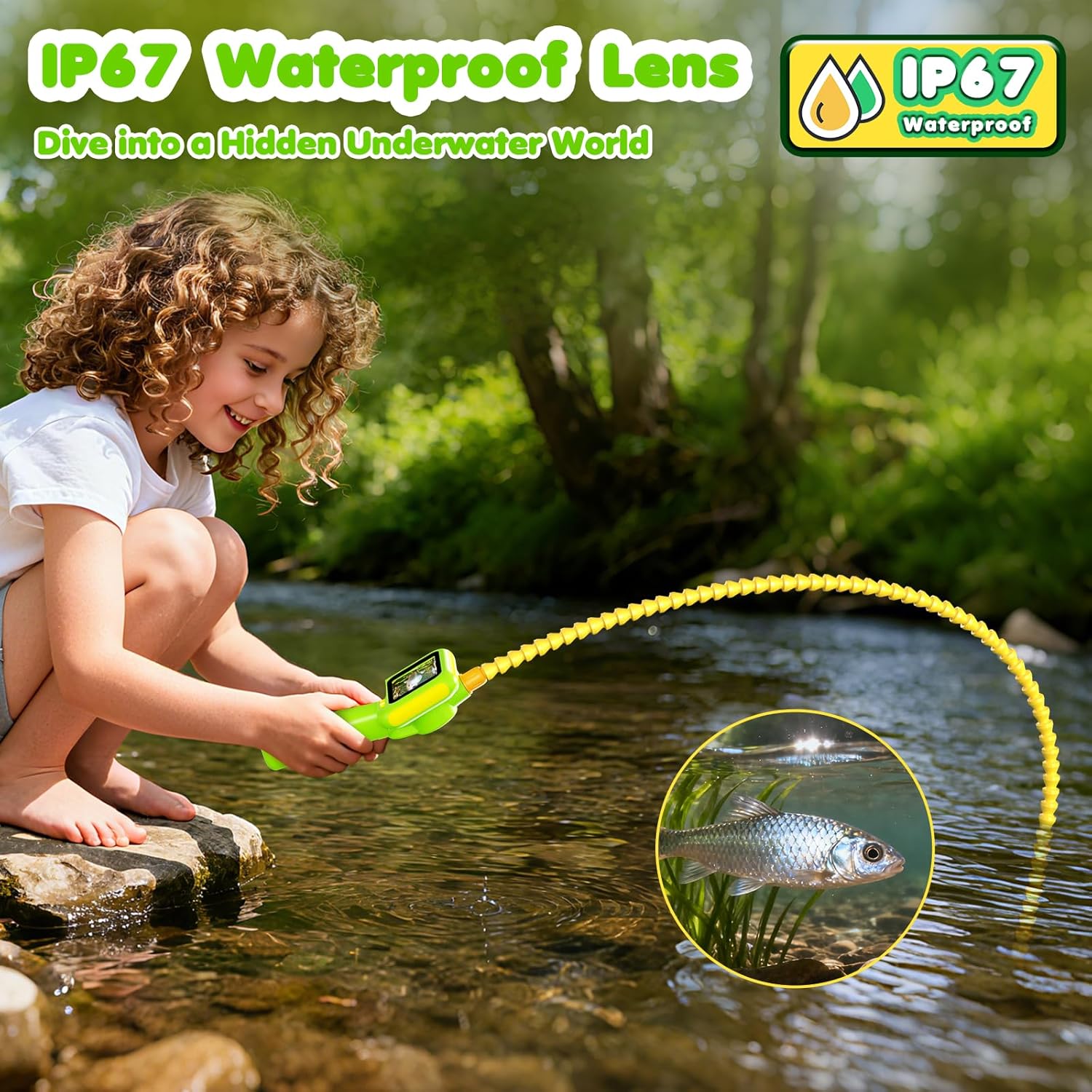 Endoskop dla dzieci, kamera in – Kids Outdoor Lights recenzja i cena
