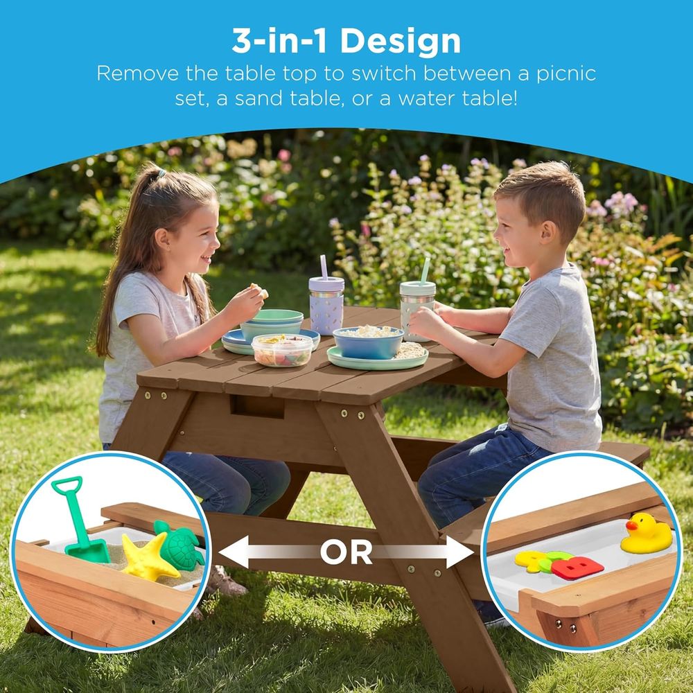 Stół piknikowy dla dzieci z pa – Kids Outdoor Picnic Table recenzja i cena