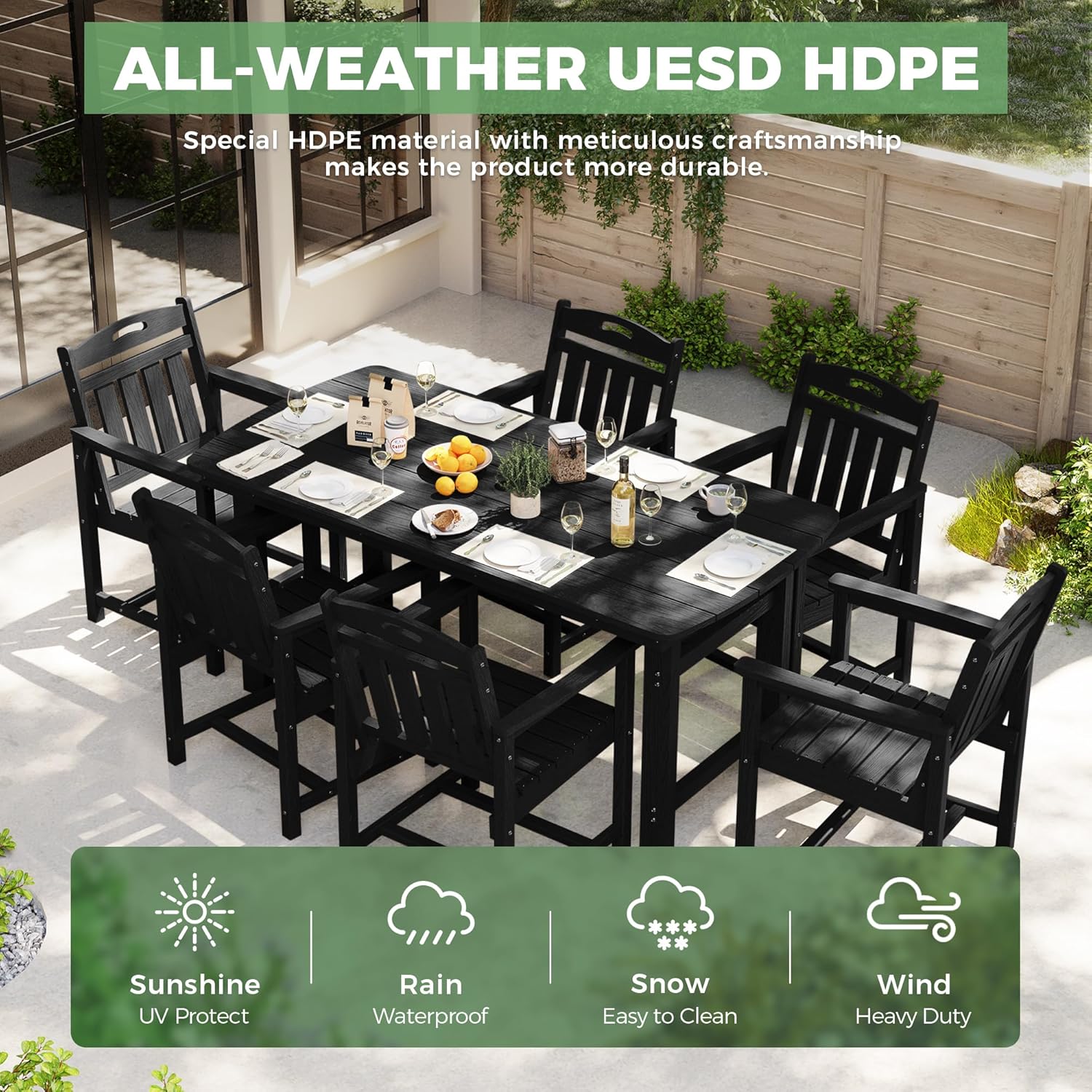 Zestaw mebli ogrodowych z HDPE – Kids Outdoor Dining Table recenzja i cena