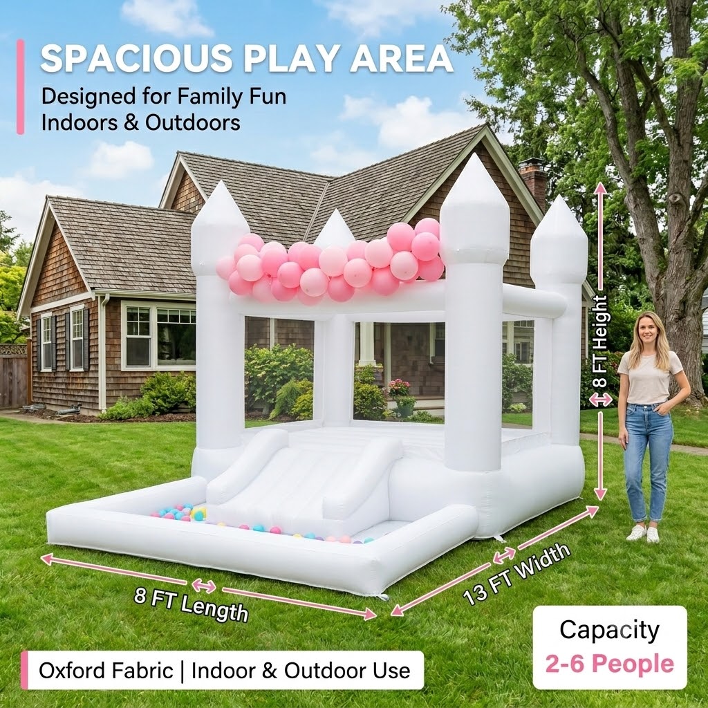 (Nadmuchiwany zamek do skakani – Kids Outdoor Wendy House recenzja i cena