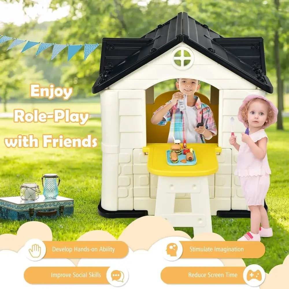 Domek do zabawy dla dzieci, do – Kids Outdoor Picnic Table recenzja i cena